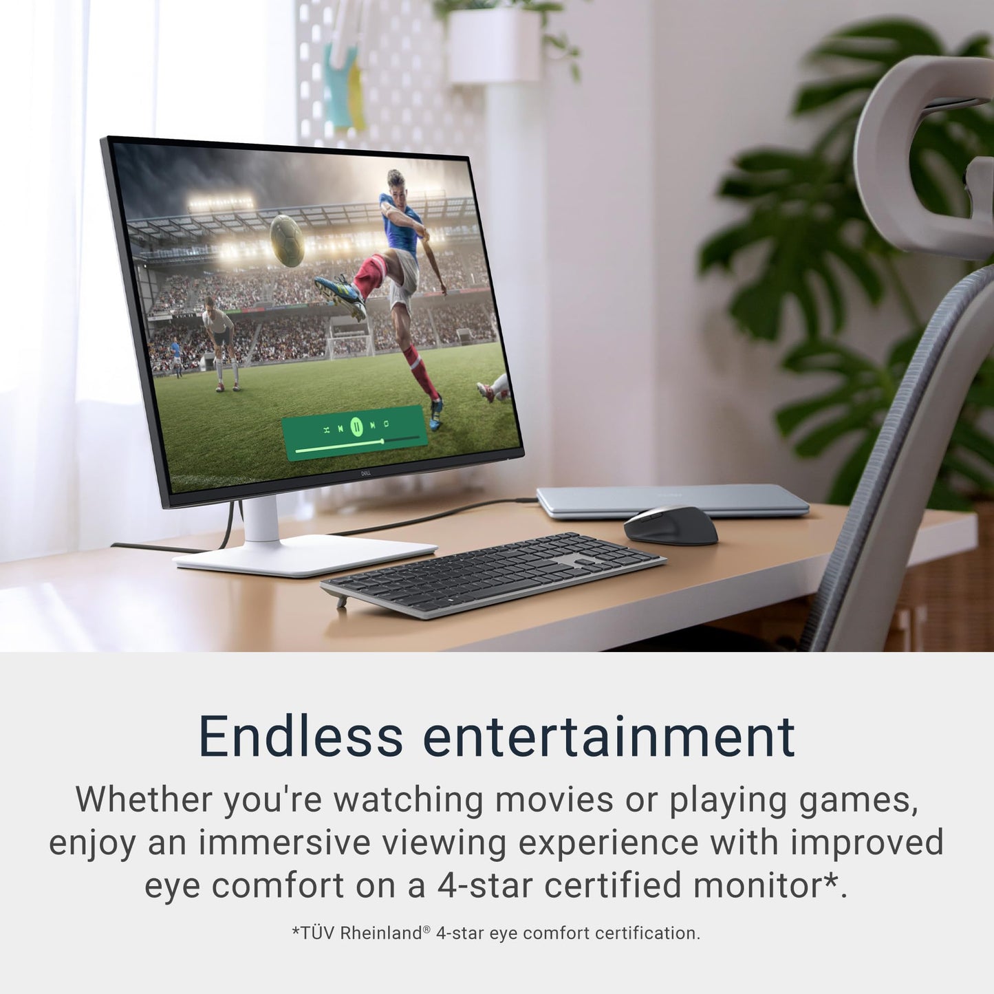 Dell 34 Plus USB-C Curved Monitor - S3425DW - 34-inch (3440 x 1440) up to 120 Hz 21:9 Display, VA Panel, AMD FreeSync Premium, 99% sRGB, 95% DCI-P3, Integrated Speakers, 3000:1 Contrast Ratio