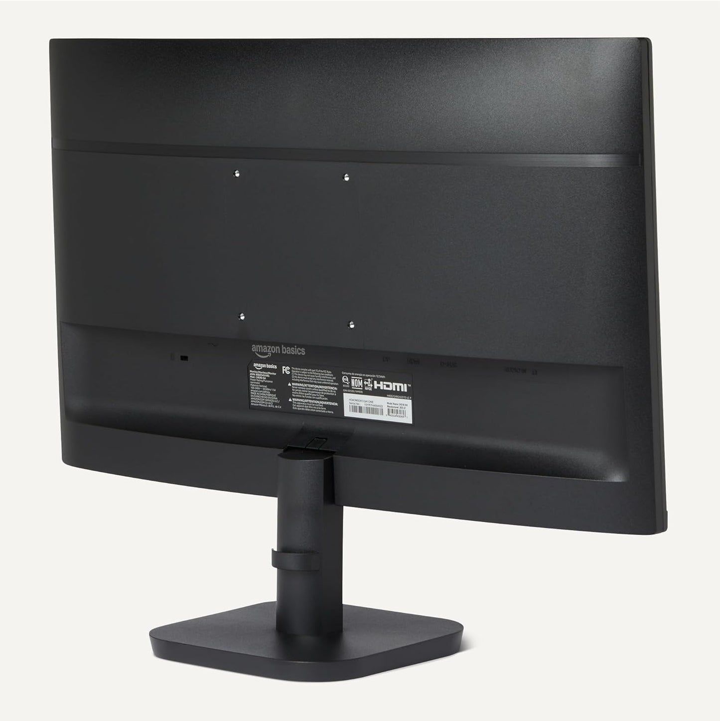 Amazon Basics 23.8-inch 1080P Computer Monitor, 120 Hz, HDMI, DP, VGA, VESA Compatible for Office, Home