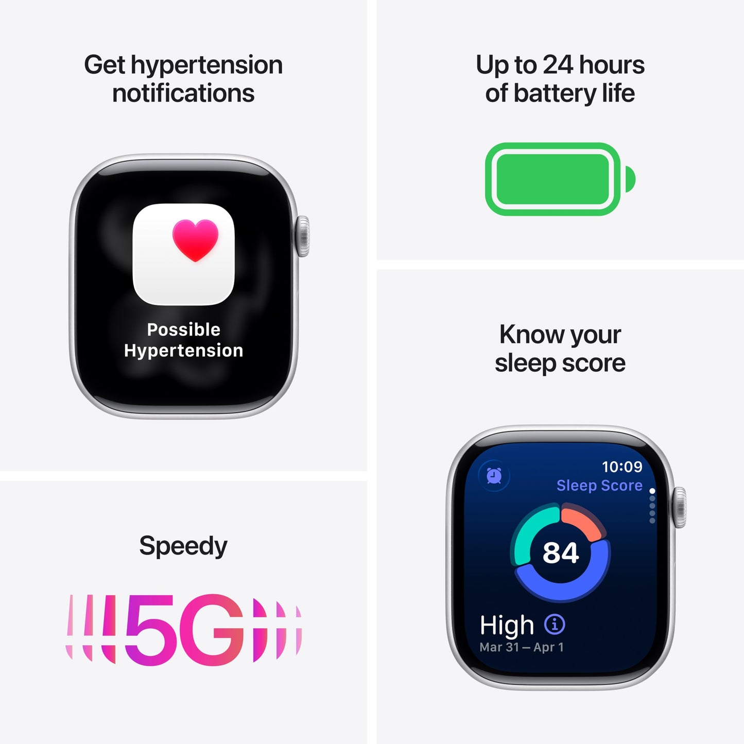 Apple Watch Series 11 [GPS 42mm] Smartwatch with Rose Gold Aluminum Case with Light Blush Sport Band - S/M. Sleep Score, Fitness Tracker, Health Monitoring, Always-On Display, Water Resistant