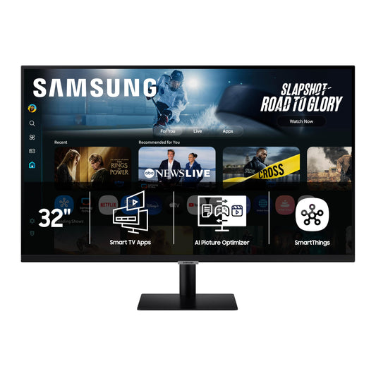 Samsung 43” Smart Monitor M7 (M70F) 4K UHD Display, Samsung Vision AI, Smart TV Apps, Gaming Hub, USB-C, HDMI and USB-A, Black, LS43FM702UNXZA, 2025