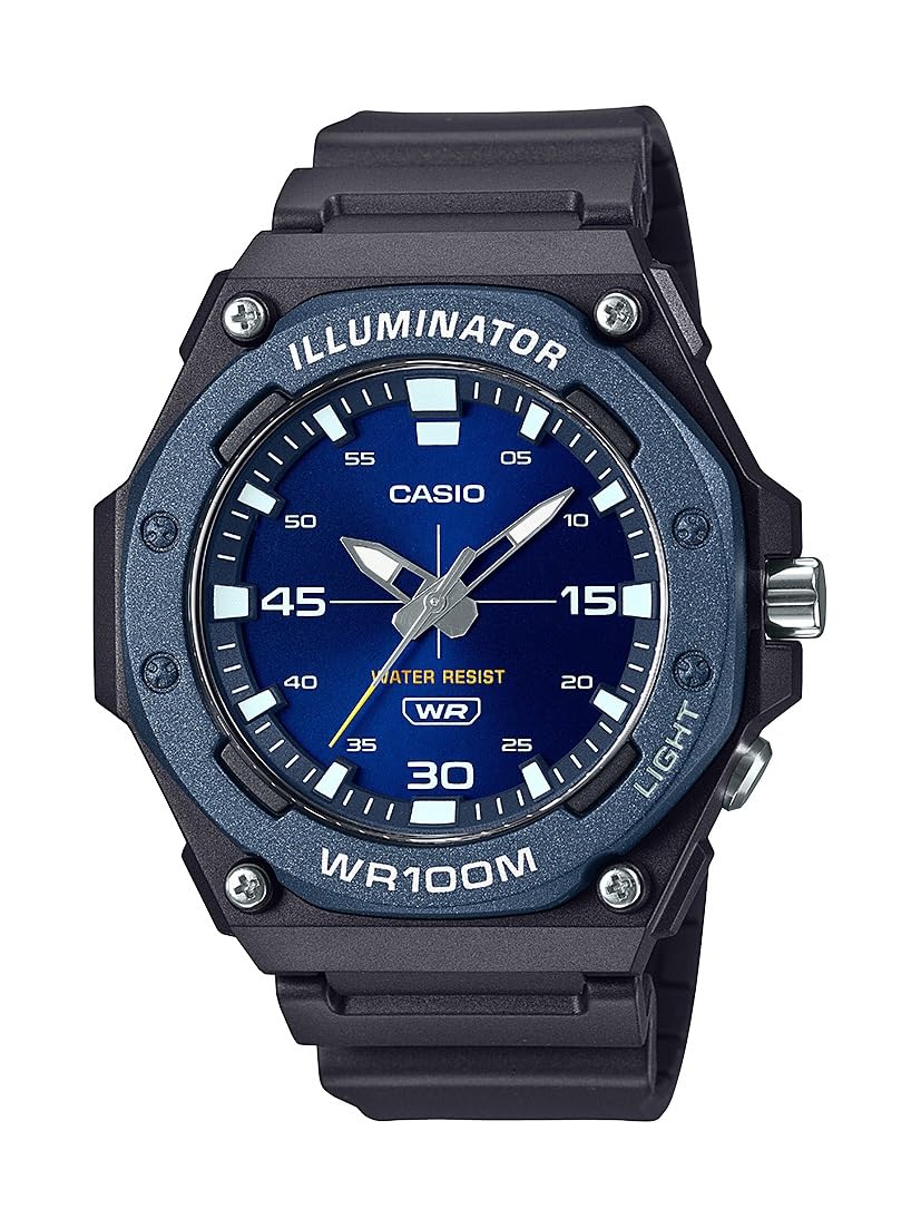 Casio MW-620H Series | Men's Digital Watch | (Blue/Black) | 100M WR | LED Illuminator