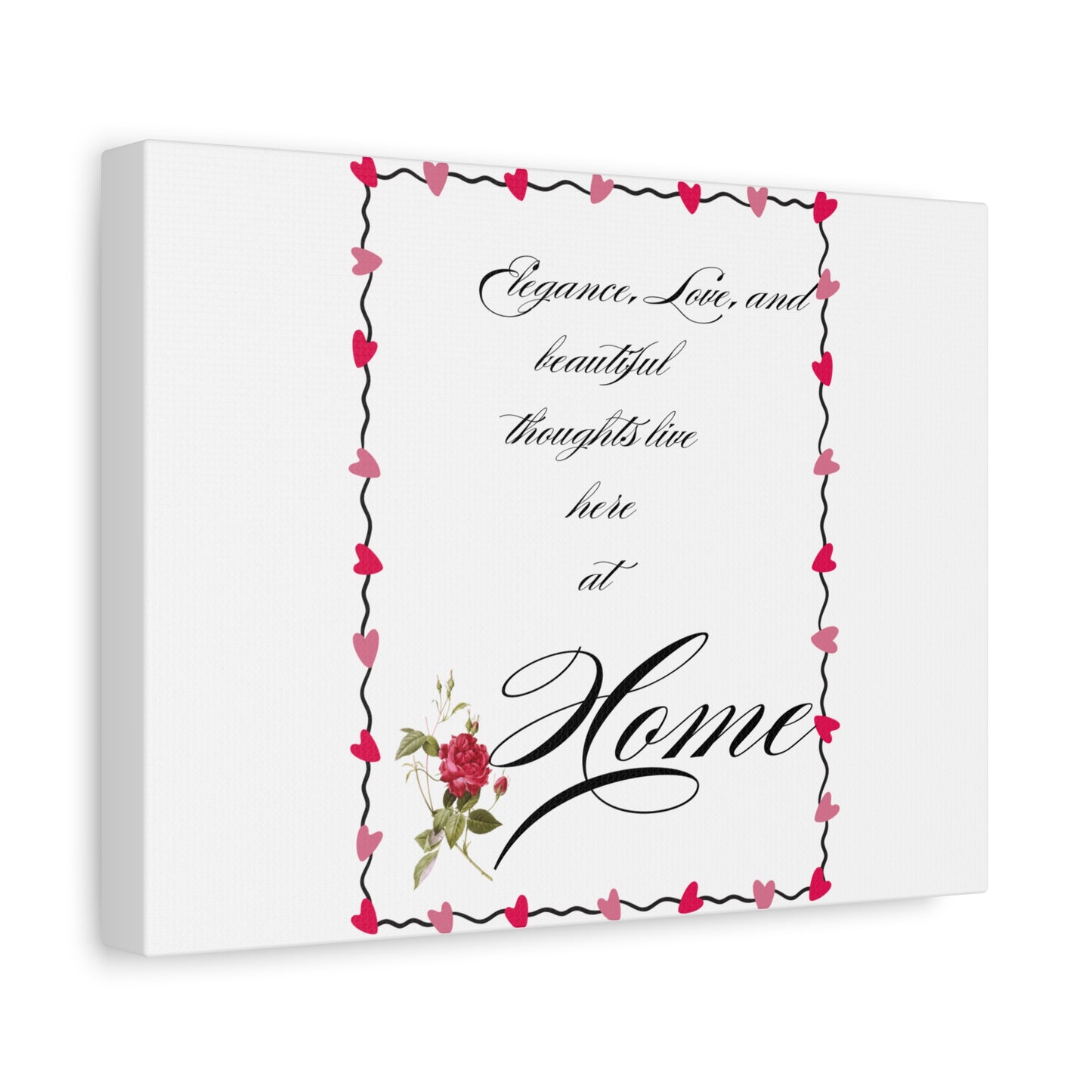 Simple Expressions Home Matte Canvas, Stretched, 1.25"