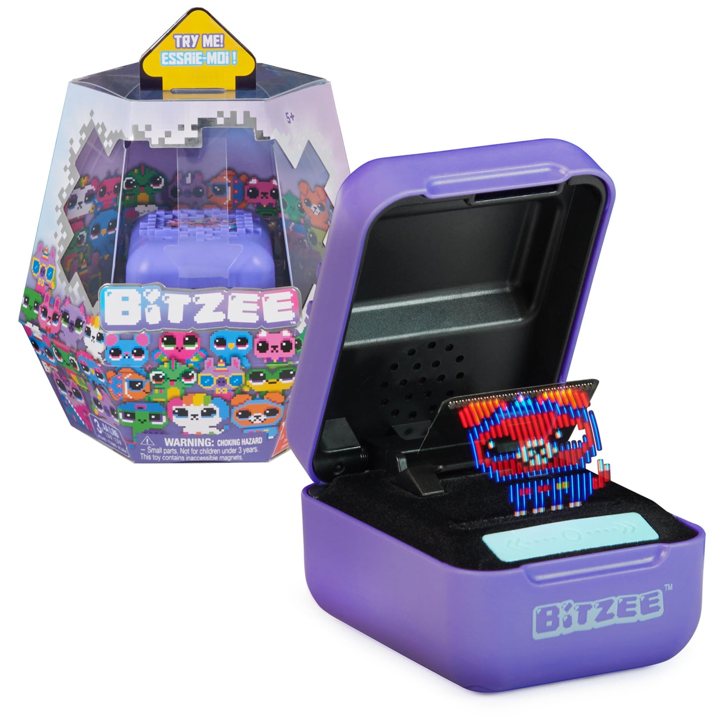 BITZEE, Disney with 30 Interactive Characters Inside, Great for Easter Gifts, Digital Pet Reacts to Swipes, Tilts & Taps, Disney Toys for Kids