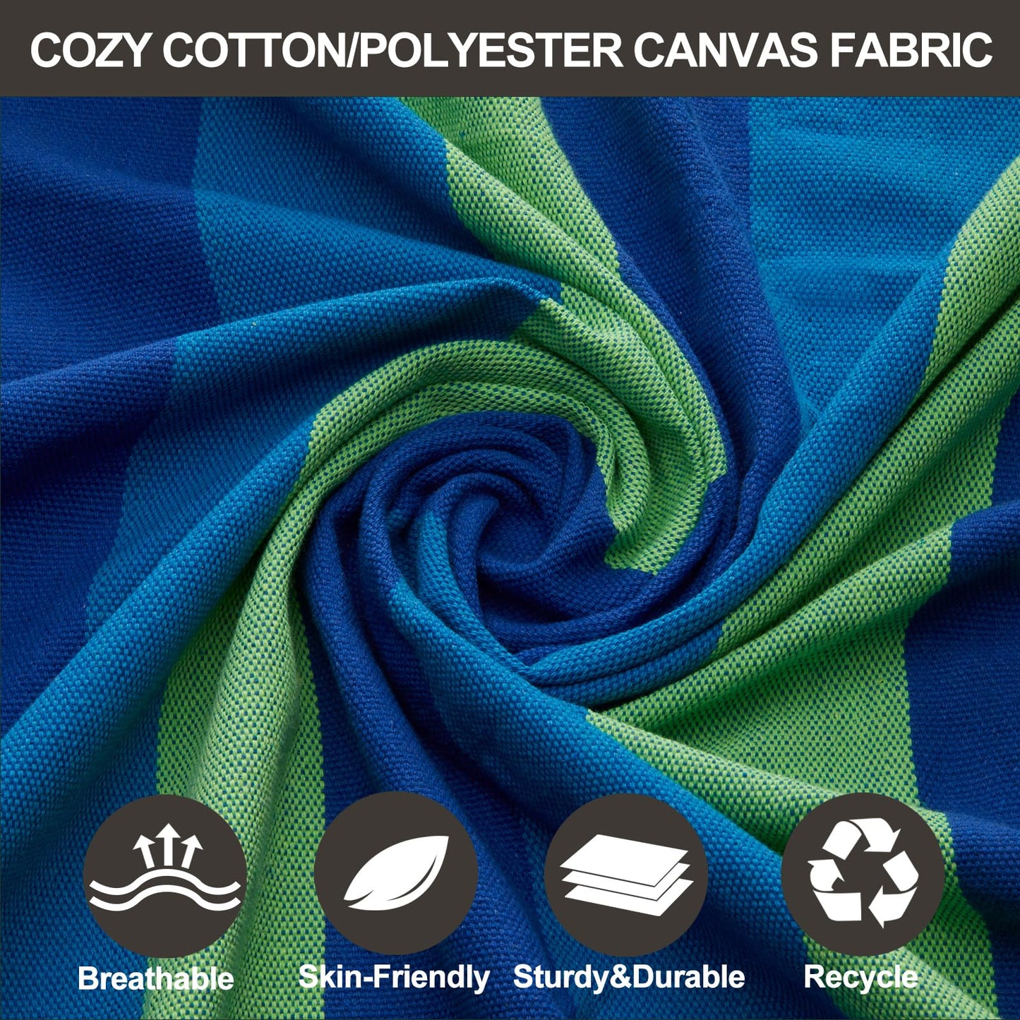 Brazilian Double Hammock with Tree Straps,Extra Large 94x63IN,2 Persons Hammock for Backyard Patio Outdoor Indoor,450lbs Weight Capacity,Soft Woven Cotton Fabric - Natrual White with Tassels