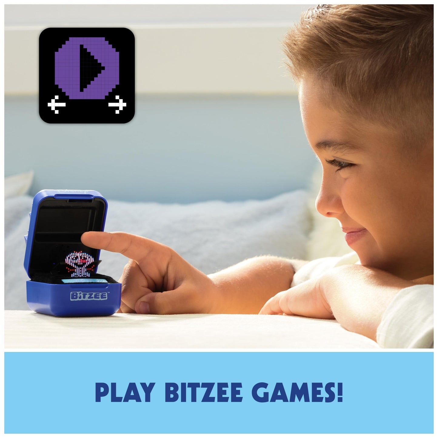 BITZEE, Disney with 30 Interactive Characters Inside, Great for Easter Gifts, Digital Pet Reacts to Swipes, Tilts & Taps, Disney Toys for Kids