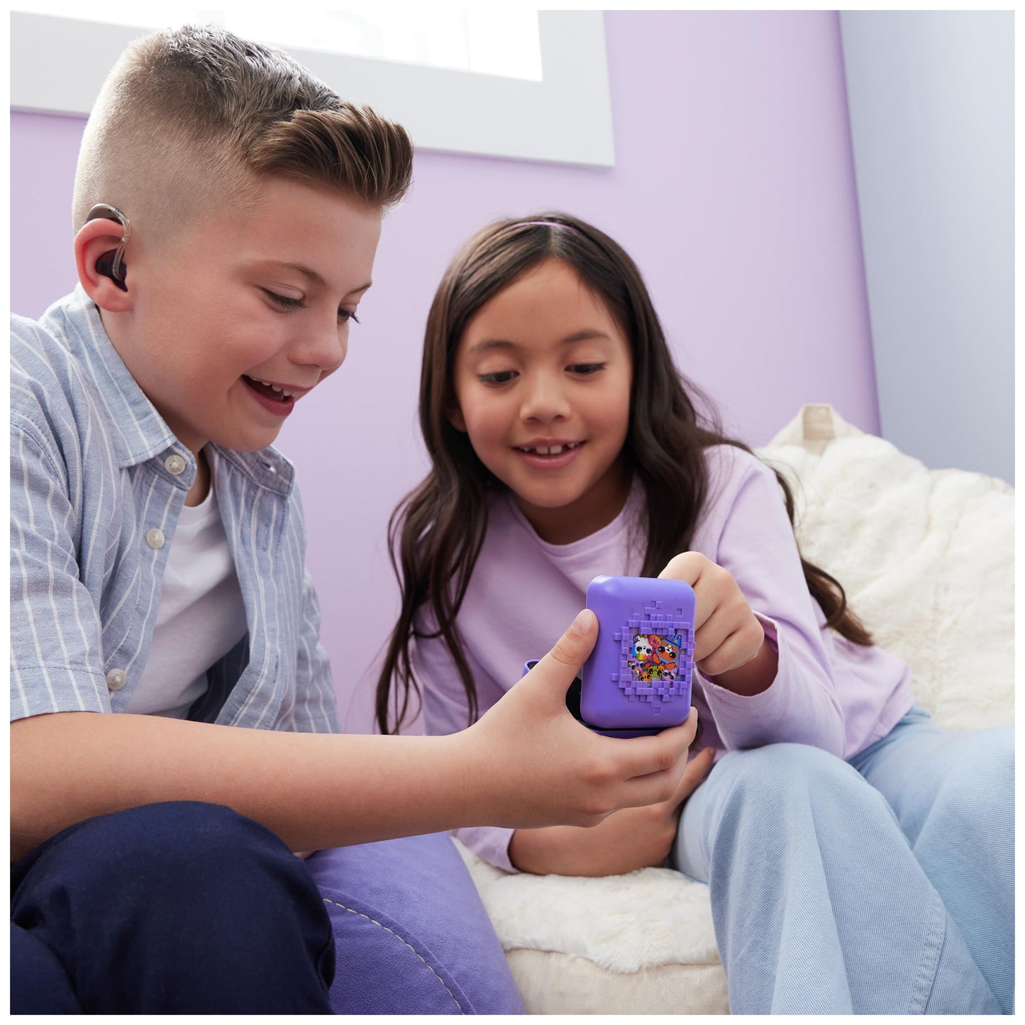 BITZEE, Disney with 30 Interactive Characters Inside, Great for Easter Gifts, Digital Pet Reacts to Swipes, Tilts & Taps, Disney Toys for Kids