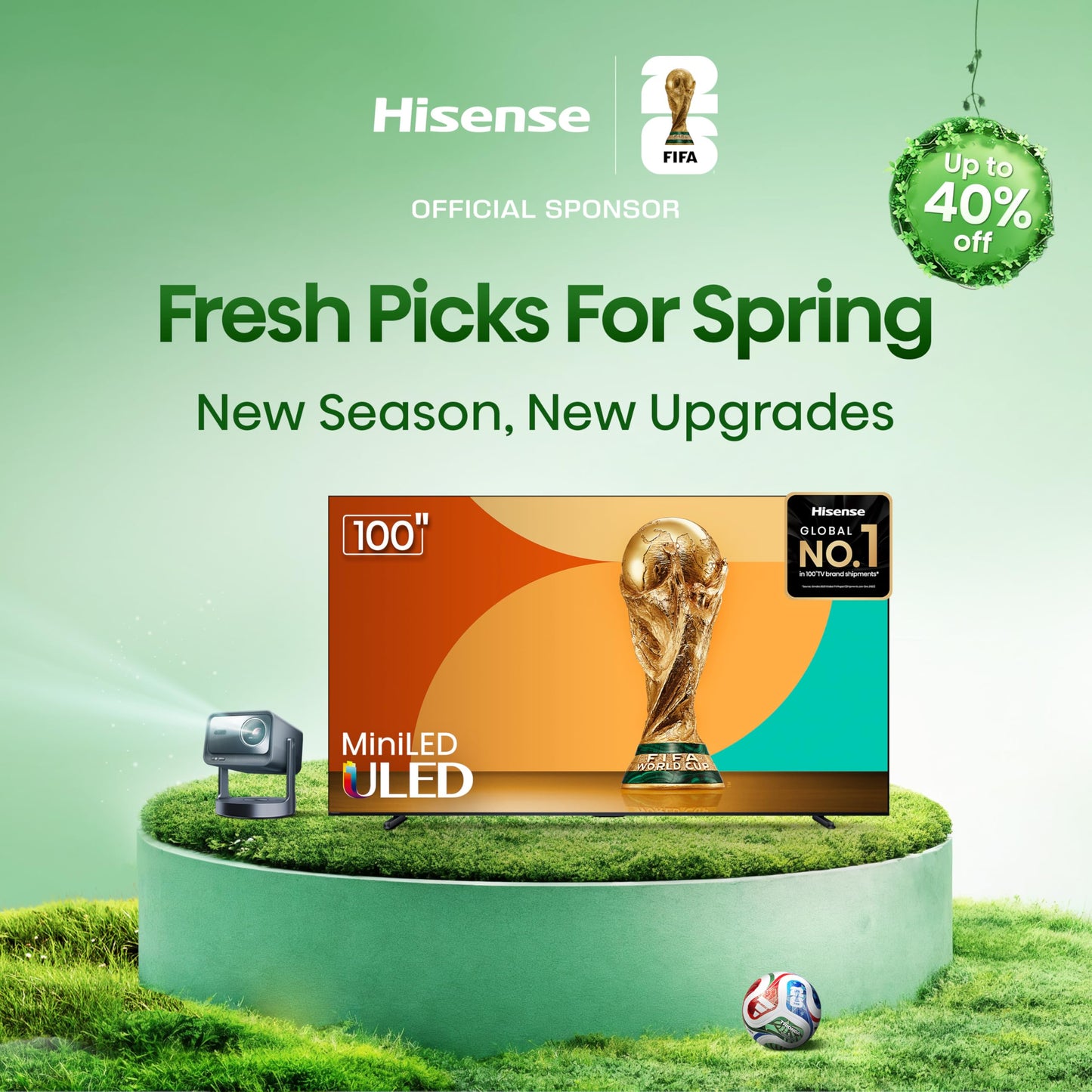 Hisense 65" E6 Cinema Series Hi-QLED 4K UHD Smart Fire TV (65E6QF, 2025 Model) -AI Light Sensor, Dolby Vision · Atmos, Voice Remote with Alexa, Motion Rate 120, HDR 10+ Adaptive, Game Mode Plus