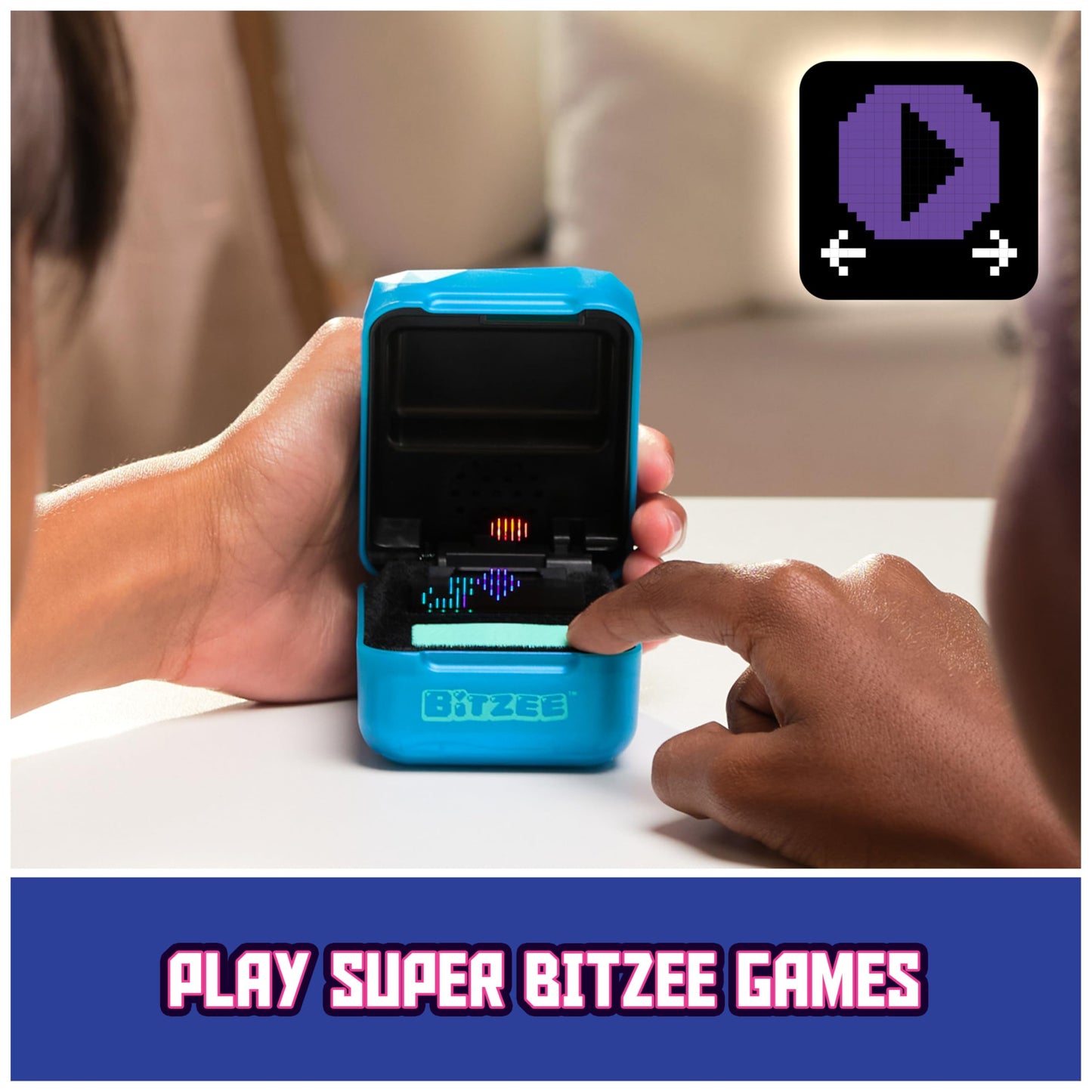 BITZEE, Disney with 30 Interactive Characters Inside, Great for Easter Gifts, Digital Pet Reacts to Swipes, Tilts & Taps, Disney Toys for Kids