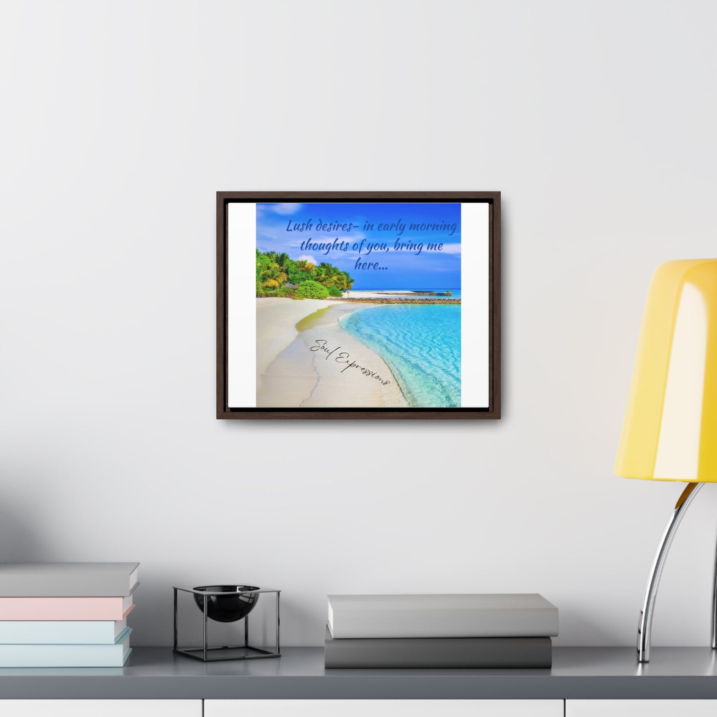 Simple Expressions Beach Canvas Wrap – Art  Relaxation