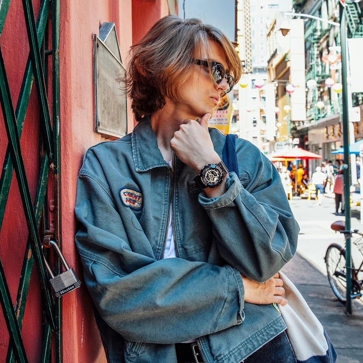 G-Shock X-Large Combi GA110 Black/Gold One Size