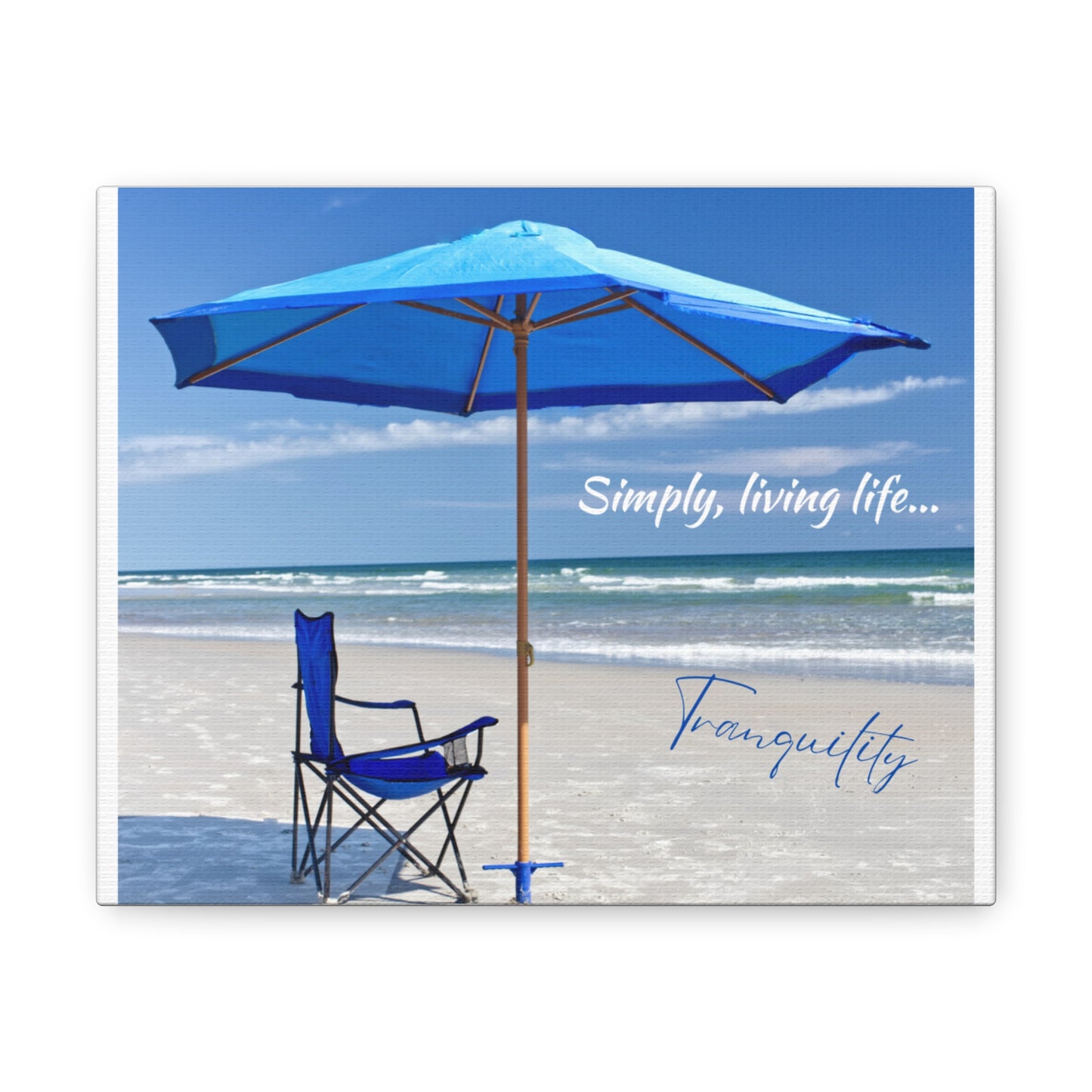 Simple Expressions Beach Life Canvas Gallery Wrap - Tranquility Art