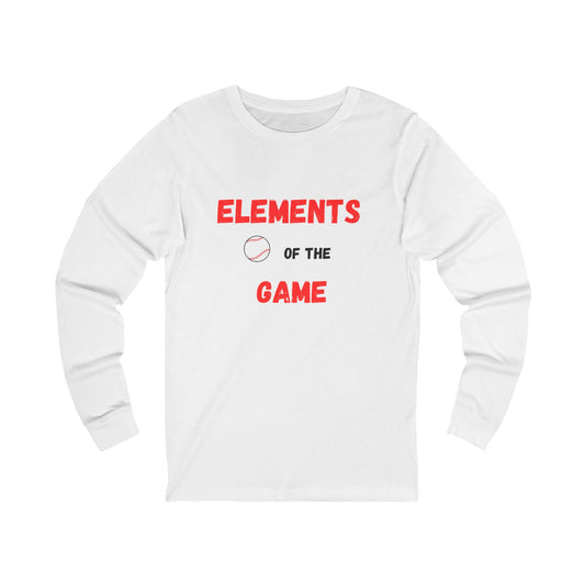 Simple Expressions-baseball vibe Unisex Jersey Long Sleeve Tee